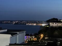 Twinkly lights - looking across Torbay towards Paignton, happy end to day 2